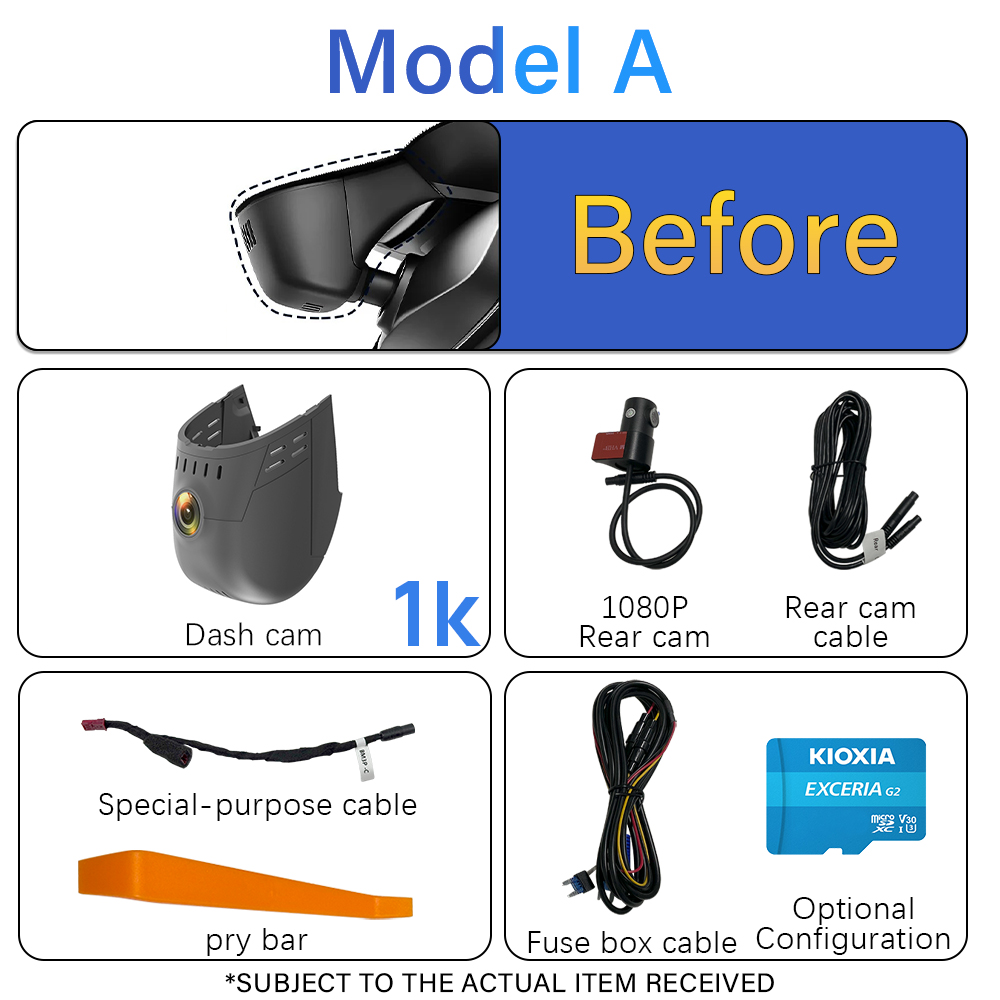 4K UHD Dashcam Kabellos für Porsche Cayenne/Macan/Taycan/Panamera/911/718 Boxster/Cayman/918 2011-2024 WiFi