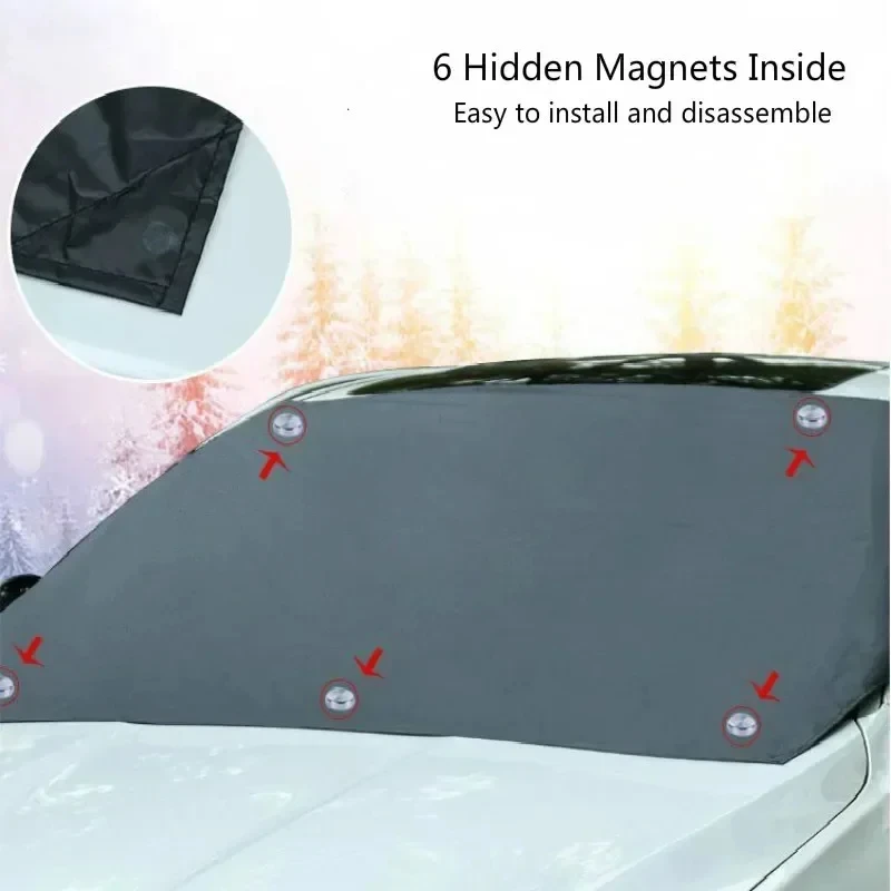 Auto Frontscheibe Schneeschild Frostschild Windschutz Schneeschild Frostschutz Winter Schneeschild Winter