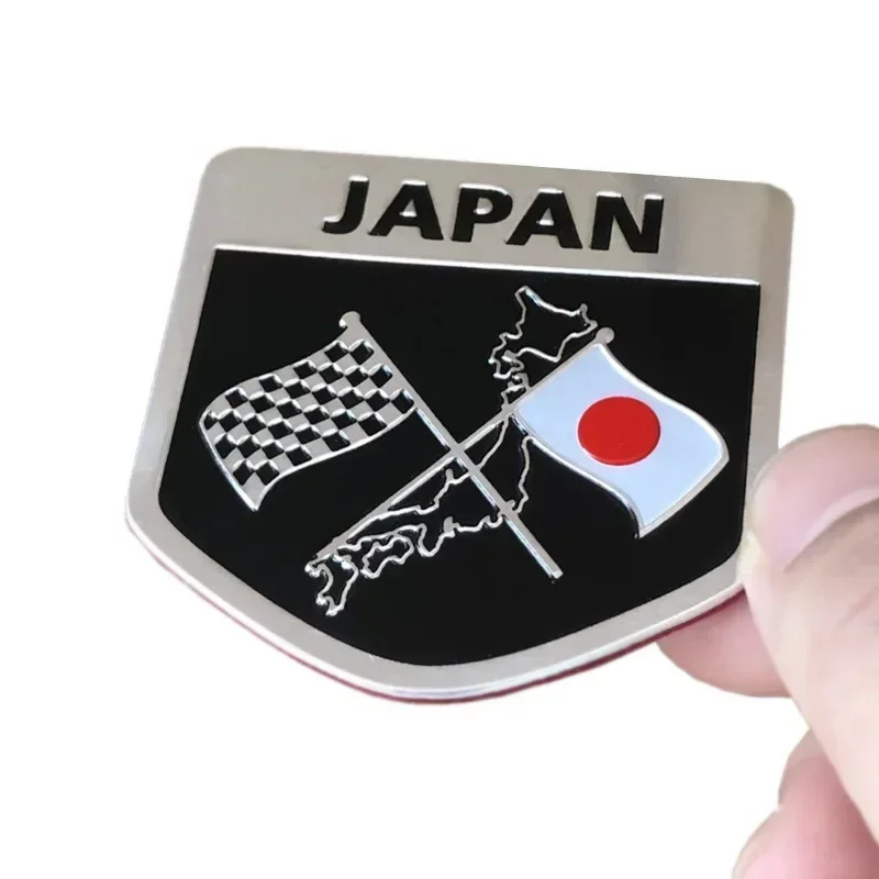 Japan Japanische Flagge Schild Emblem Metall Abzeichen Auto LKW – Bild 4