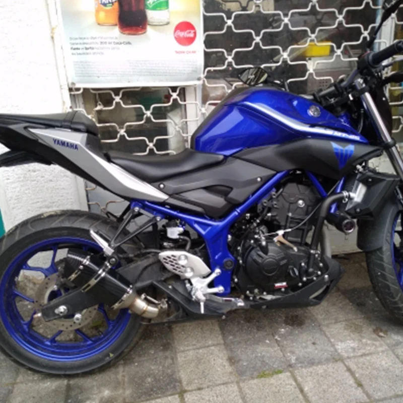 Yamaha YZF R25 R3 MT-03 MT03 Motorradauspuff 51 mm Escape Systems – Bild 4