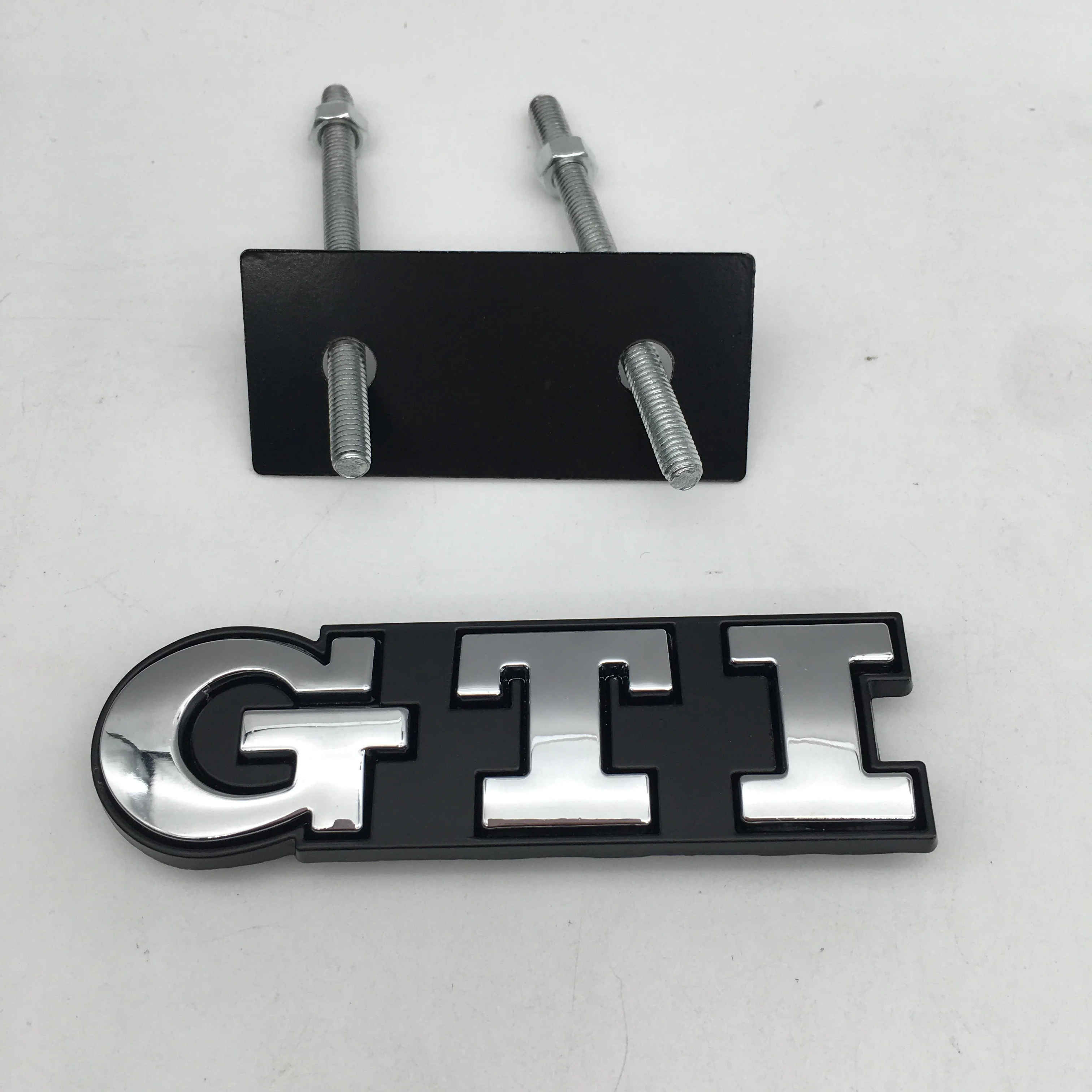 3D-Metall für GTD Auto-Frontgrill Emblem Kühlergrill Abzeichen Aufkleber Styling-Zubehör