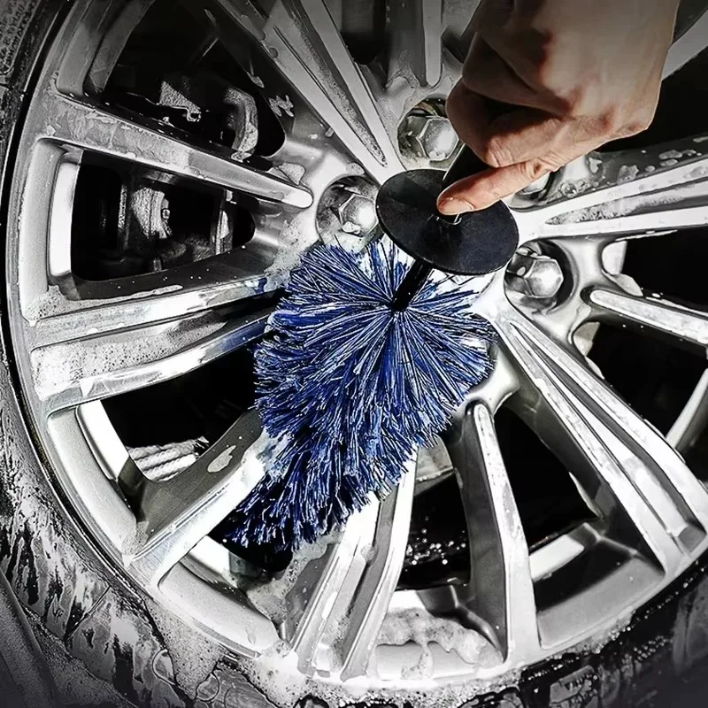 Auto Rad Multifunktions Reinigung Pinsel Lange Weiche Griff Felge Nabe – Bild 3