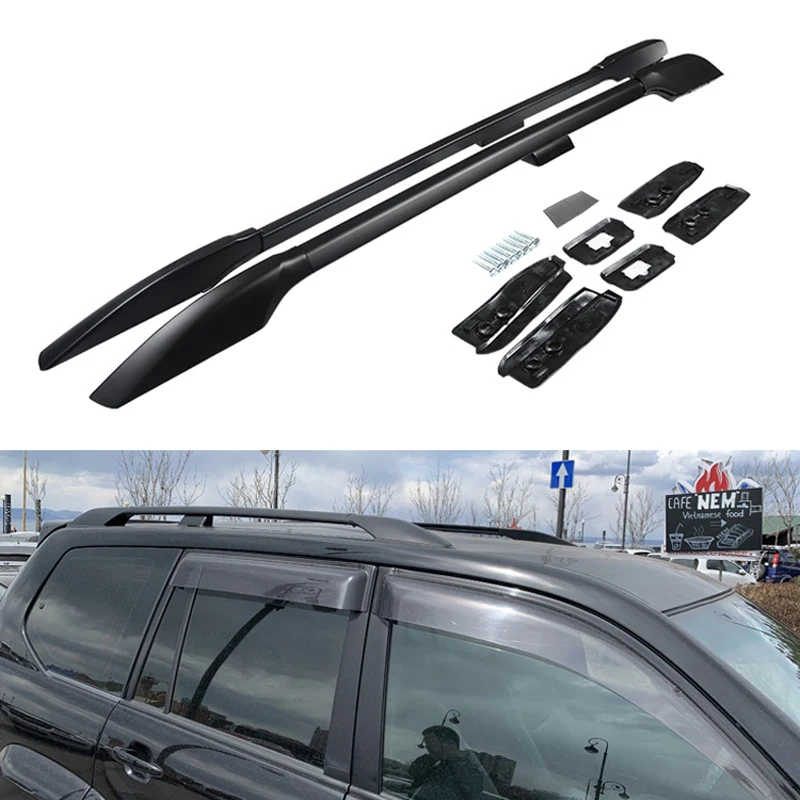 Aluminium-Dachträger für TOYOTA Land Cruiser Prado 120 FJ120 LC120 2003-2009 Gepäckträger Dachgepäckträger