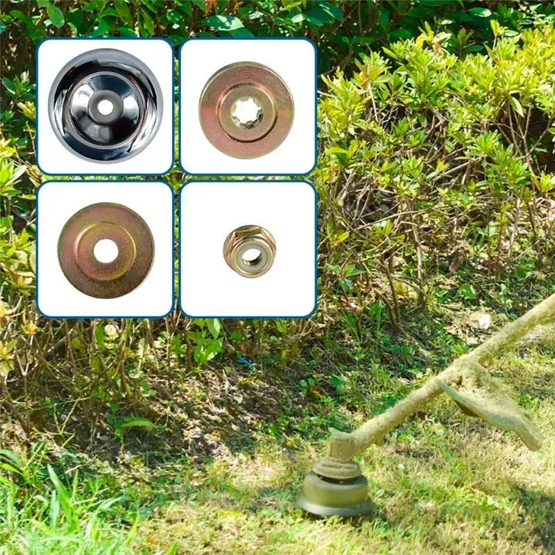 Rasenmäher Gras Trimmer Kopf Adapter Mutter Befestigung Kit Rasenmäher – Bild 2