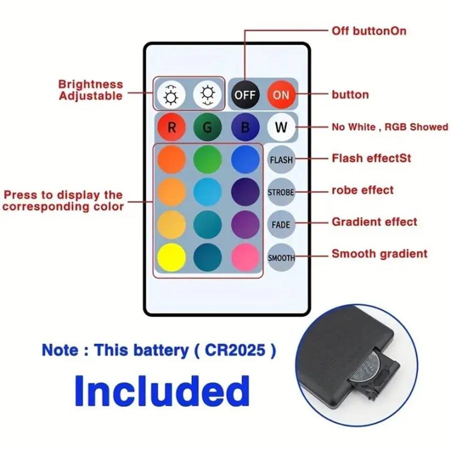 Bluetooth LED Lichter Streifen 5050 Smart App Fernbedienung flexible – Bild 4