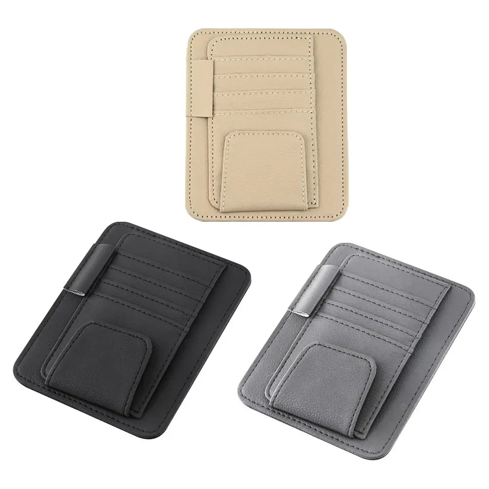 Auto Sonnenblende Organizer Multi-Pocket Visitenkarte Lagerung – Bild 4