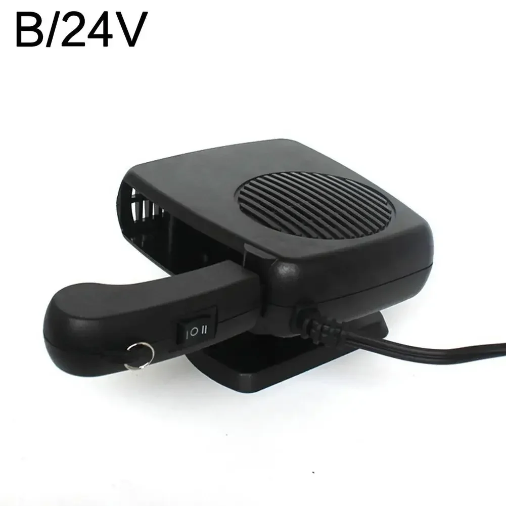 Tragbare 12V 24V Auto Heizung Fan Dual Funktion Defroster Demister Kühler Windschutzscheibe Frost Nebel