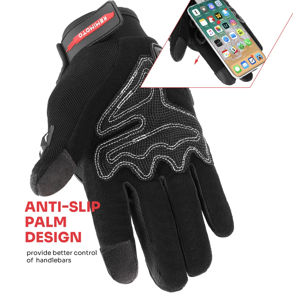 KEMIMOTO Sommer Motorrad Handschuhe CE Reiten Handschuhe Knuckle – Bild 5