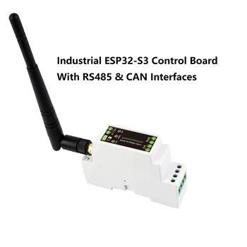 ESP32-S3 Kommunikationsgerät-Steuerplatine mit externer Antenne, RS485/CAN-Kommunikationsschnittstellen