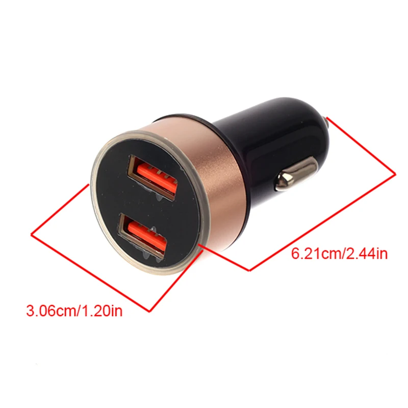 Autoladegerät-Adapter mit Schnellladung, 2 USB-Anschlüssen – Bild 3