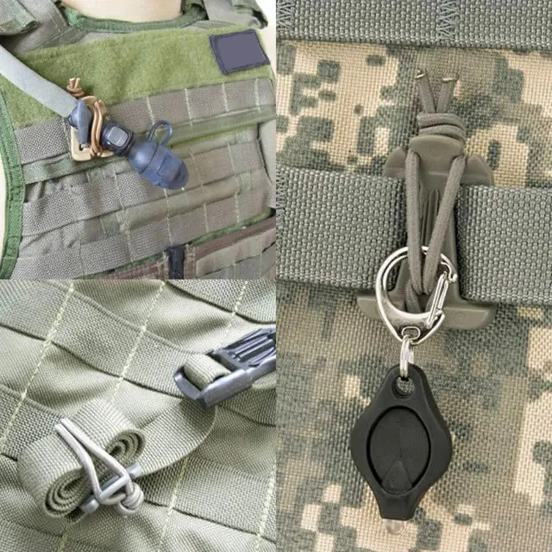 Rucksack Schnalle Klemme Karabiner Überleben Getriebe (2 Stück) – Bild 3