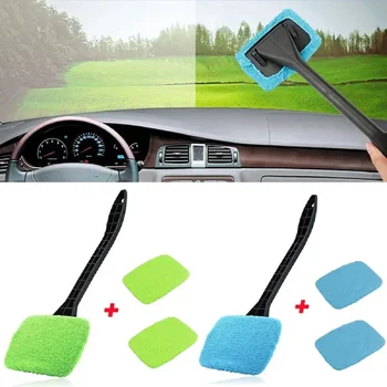 Auto Fenster Reiniger Pinsel Kit Windschutzscheibe Reinigung Waschen Werkzeug Innen Auto Glas Wischer