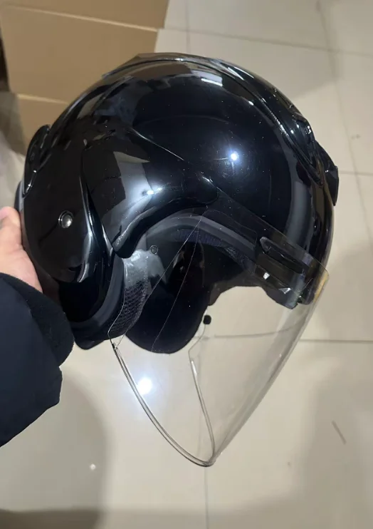 3/4 Open Face SZR VEO Helm für Harley Motorrad Cruiser Motorrad – Bild 2