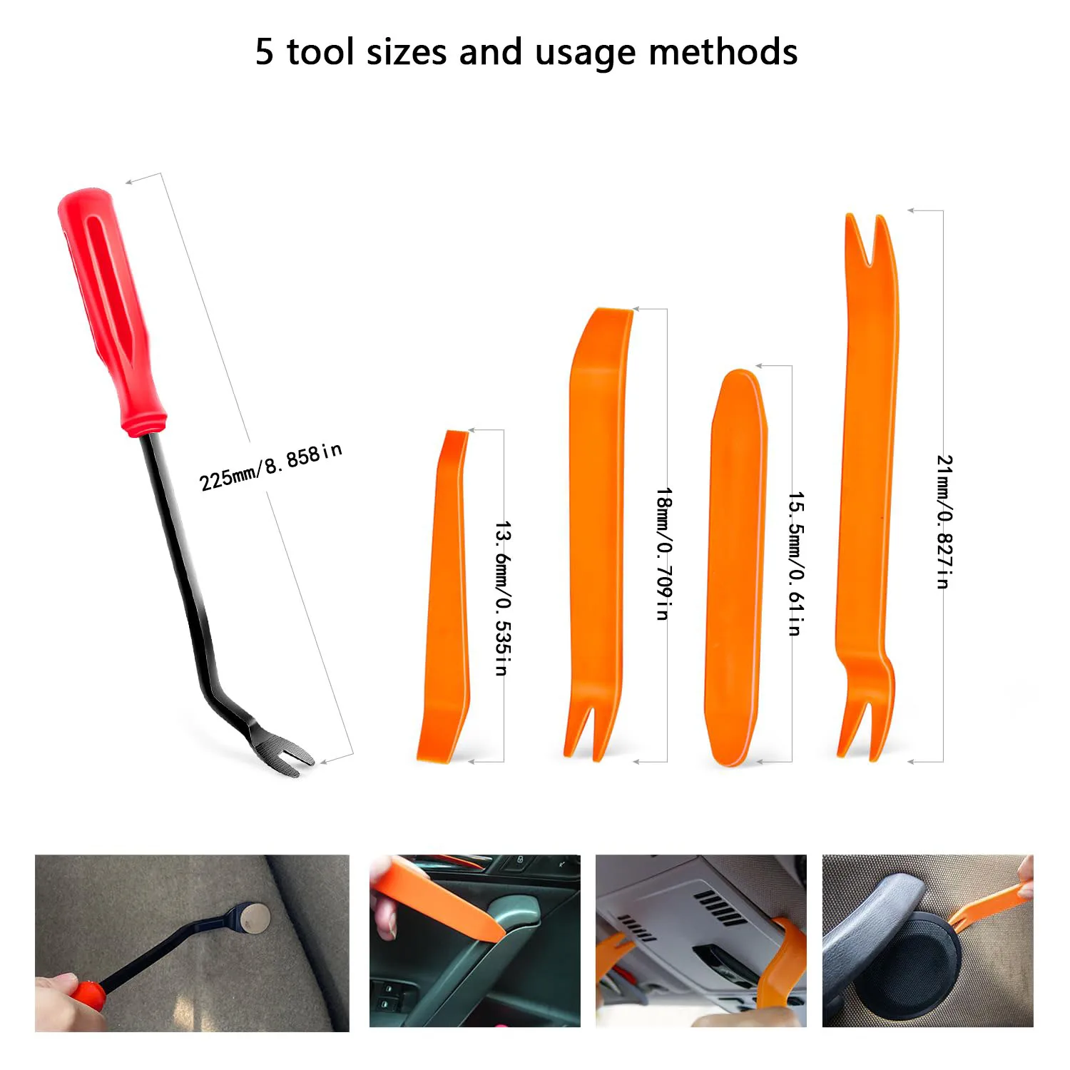 Auto Clips Kit Stoßstange Nieten Befestigungen Auto (925 Stück) – Bild 4