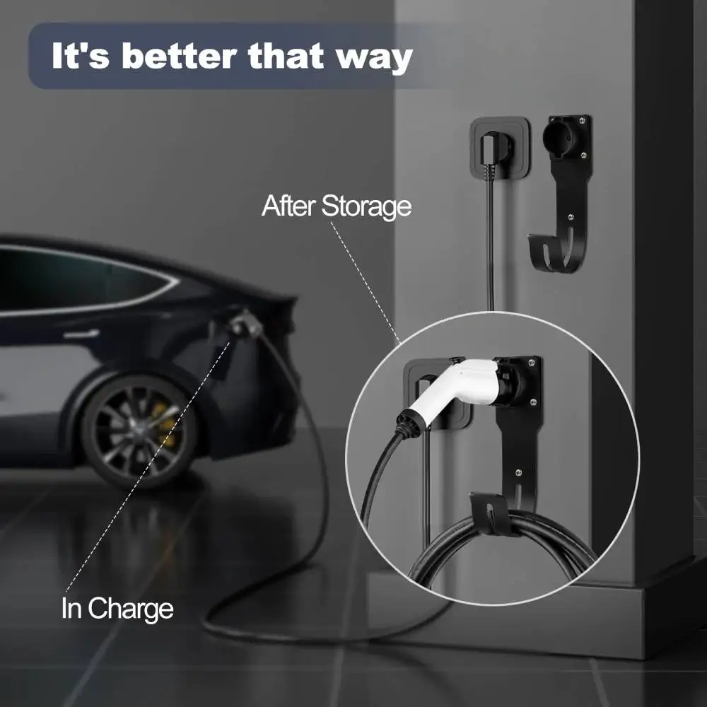 Auto-Ladekabel-Hakenhalterung, EV-Ladekabel-Aufhänger, robuste – Bild 3