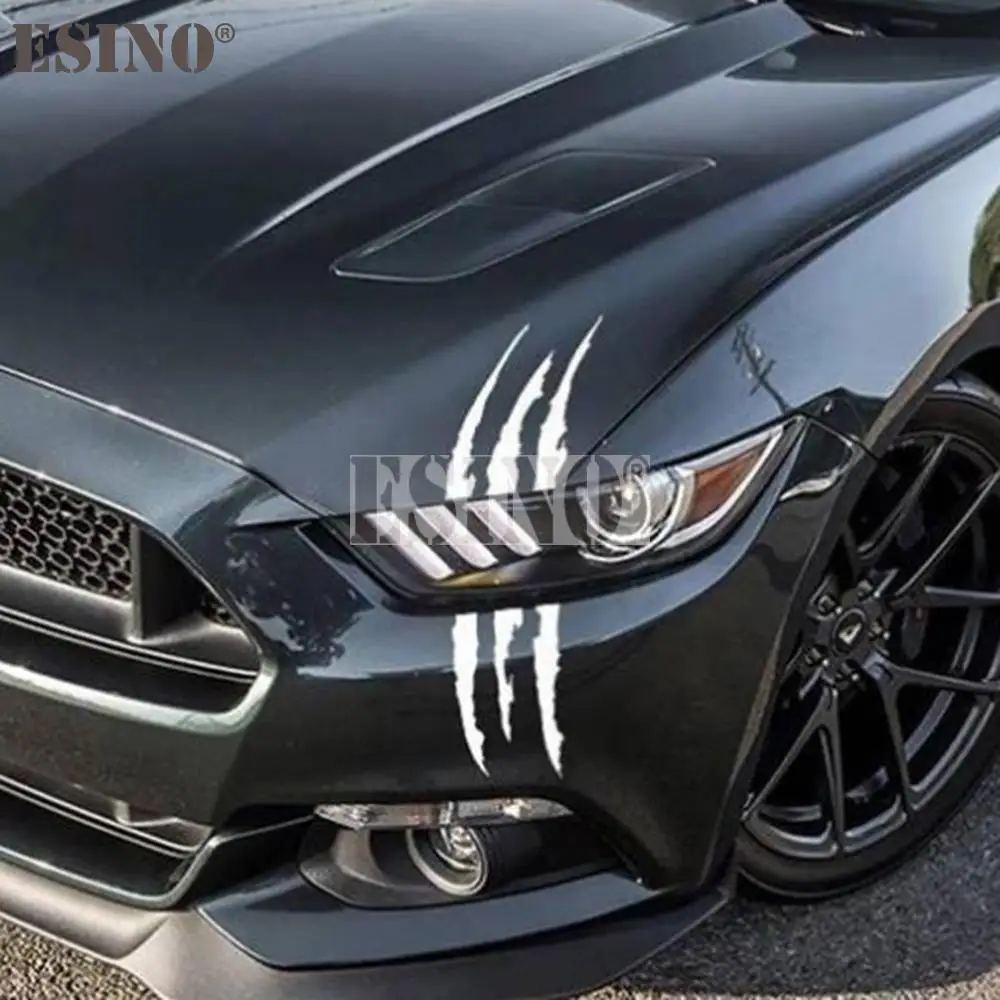 Auto Styling Geist Klaue Scratch Streifen Marks Scheinwerfer Aufkleber – Bild 3