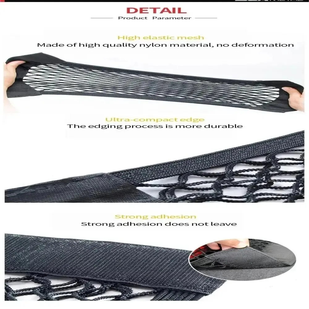 Auto Lagerung Net Dehnbare Mesh Tasche Net Magie Elastische Aufkleber – Bild 4