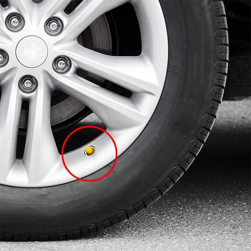 Auto Reifen Ventilschaftkappen Kunststoff Reifen Ventil Staubkappen – Bild 5