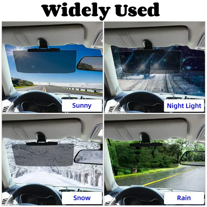 Ein im Auto montierter, blendfreier Spiegel, Anti-UV-Sonnenschutz – Bild 5