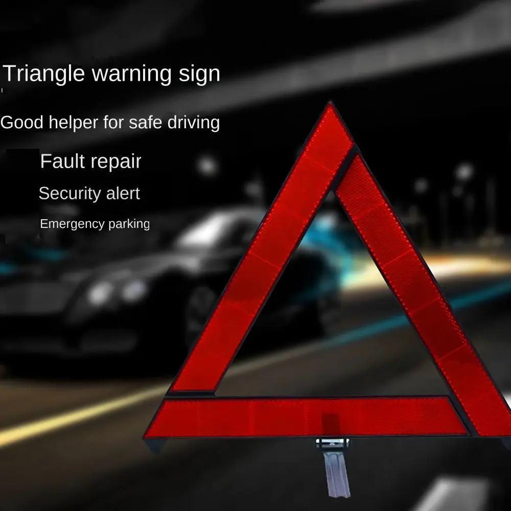 Auto Notfall Panne Warndreieck Rot Reflektierende Sicherheit Auto – Bild 3