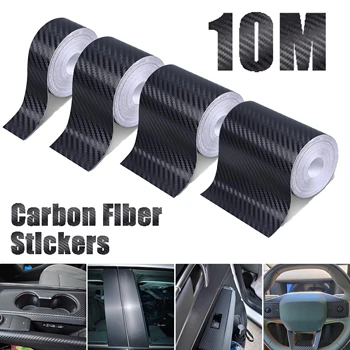 Carbon Fiber Automotive Klebeband Rolle Matte Schwarz Schutz Auto Film Selbst-Klebe Film 3D Vinyl Auto Film