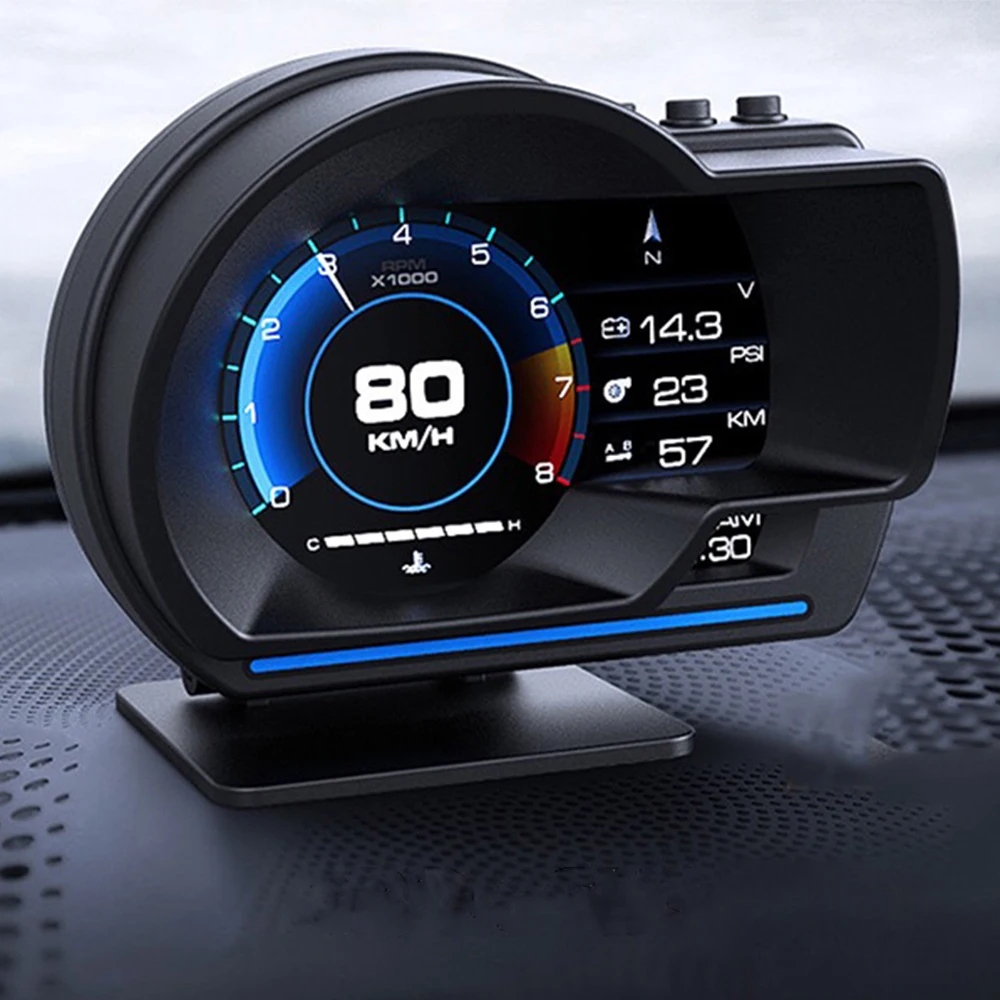 A501 Auto Head-Up-Display OBD2 Smart Car HUD Turbo-Anzeige Digitaler Kilometerzähler Sicherheitsalarm Wasser