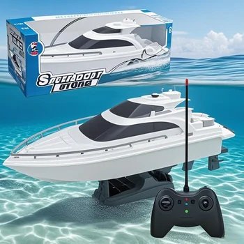 Hochgeschwindigkeits-RC-Bootspielzeug für Jungen, wasserdichtes elektrisches Mini-Schiffsmodell