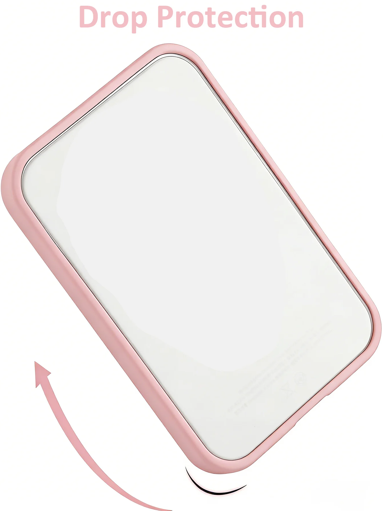 1 Rosa TPU-Ladehülle, Kompatibel mit Apples MagSafe Kabelloser – Bild 4