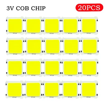 Weiße LED COB Integrierte Chip 5W 3V Hohe Helligkeit Scheinwerfer Rohr Licht Tragbare Camping Licht (20 Stück)