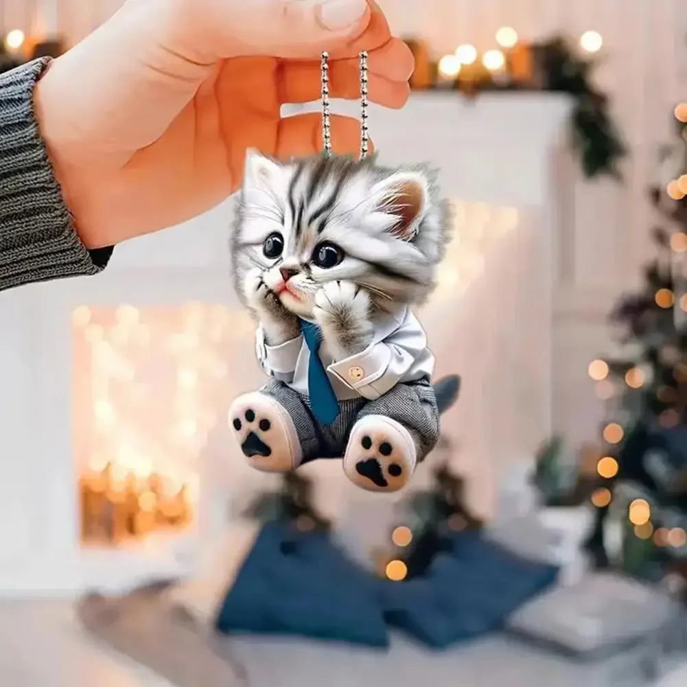 Auto Anhänger Hängen Ornament Mit Kette Realistische Tier – Bild 2