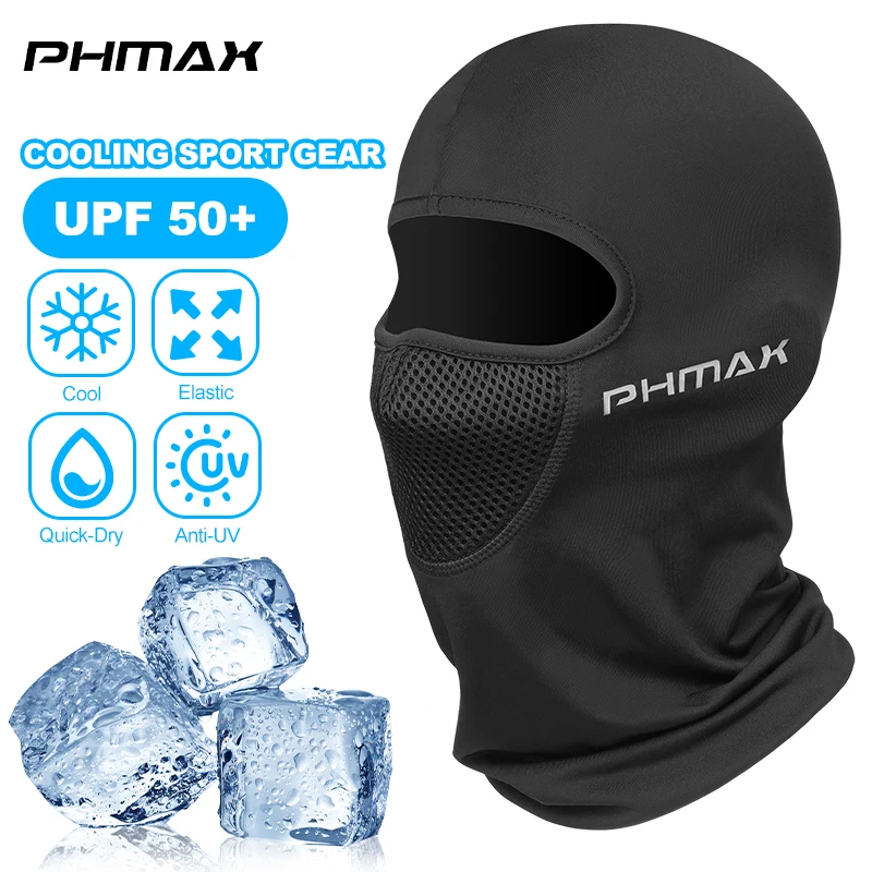 PHMAX Motorrad-Reitmaske, Windschutz und Wärme, atmungsaktiv, Vollgesichtsmaske, Sturmhaube, Mütze, Schal