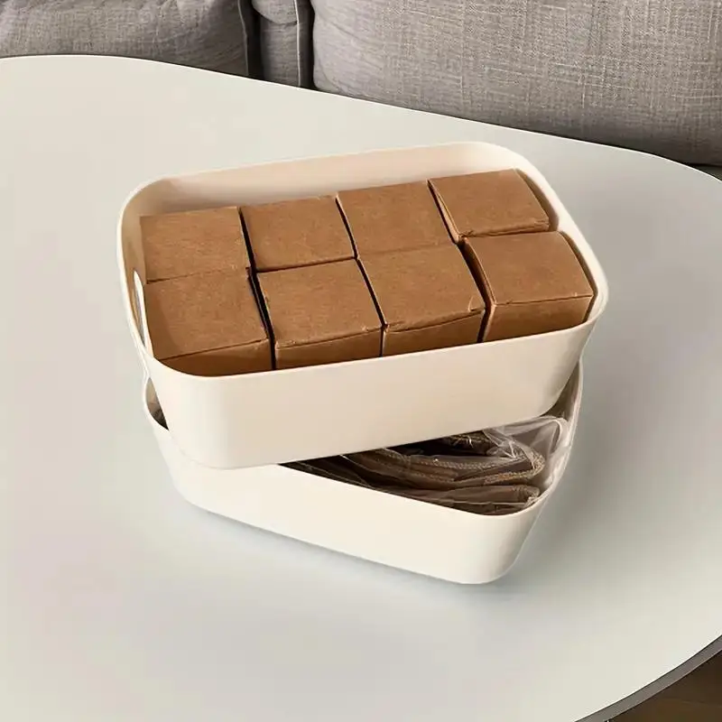 Große Kapazität Lagerung Box mit Abdeckung Haushalt (10 Stück) – Bild 4