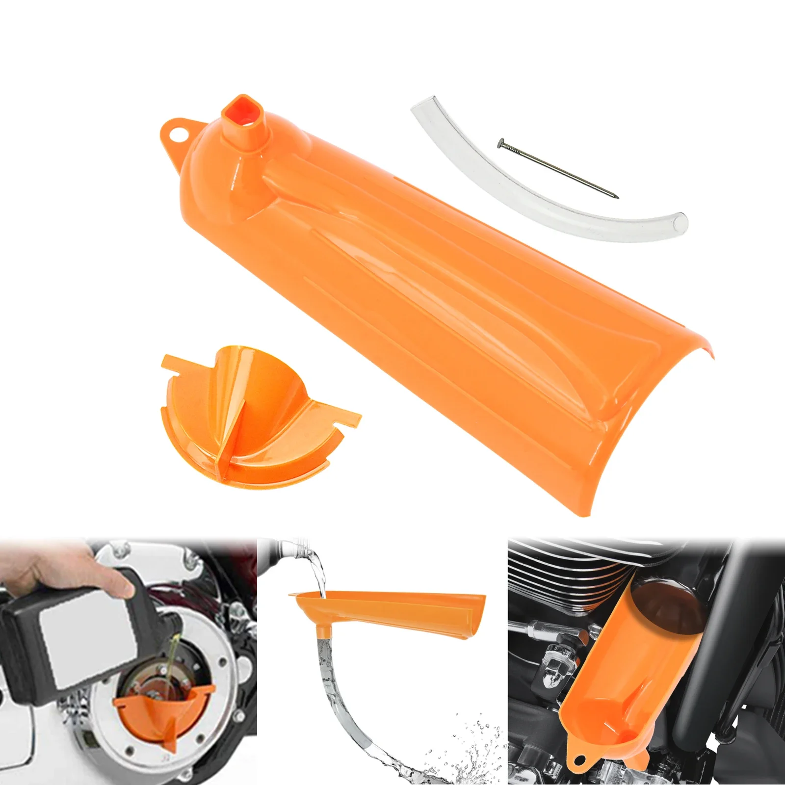 Motorrad Ölfilter Trichter Endschlüssel Primärgehäuse Öl Fülltrichter Abdeckung Dichtung 1105 O Ring