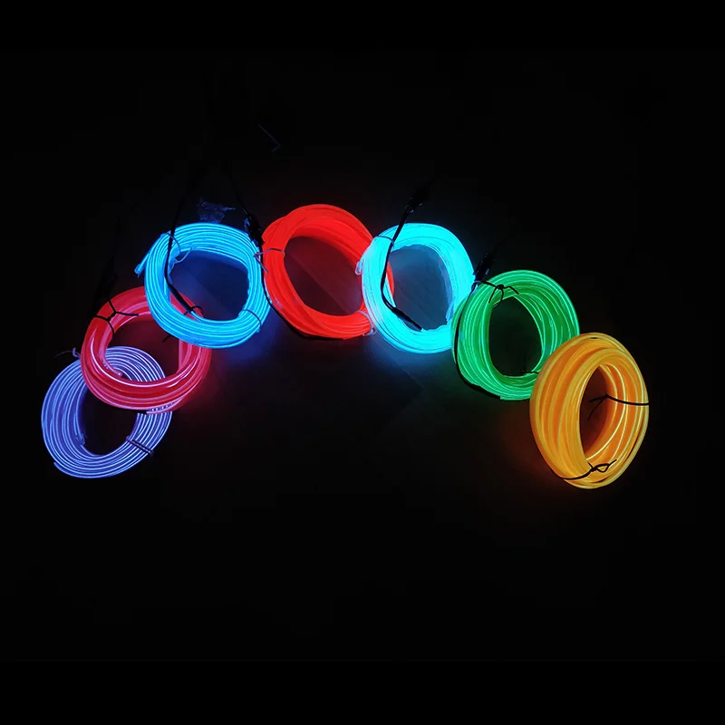 1M/3M/5M Auto Innen Led Dekorative Lampe EL Verdrahtung Neon Streifen – Bild 6