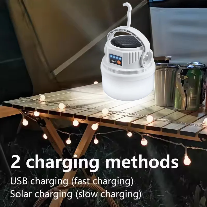 Solar-Camping-Lichter für den Außenbereich, wasserdicht – Bild 2