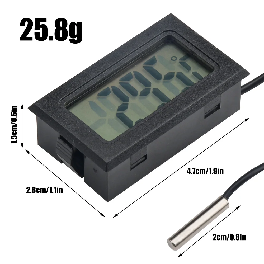 Das eingebettete elektronische Digitalanzeige-Thermometer LCD-Display – Bild 6