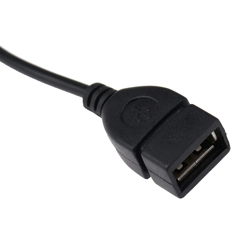 3,5 mm schwarzes Auto-AUX-Audiokabel auf USB-Audiokabel – Bild 4