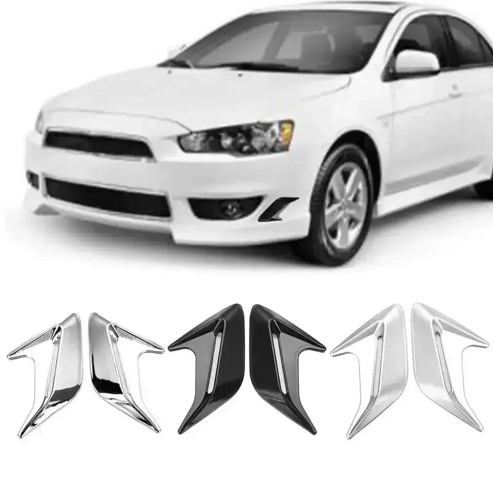 Carbon Faser Universal Auto Shark Kiemen Fender Seite Air Flow Outlet – Bild 4