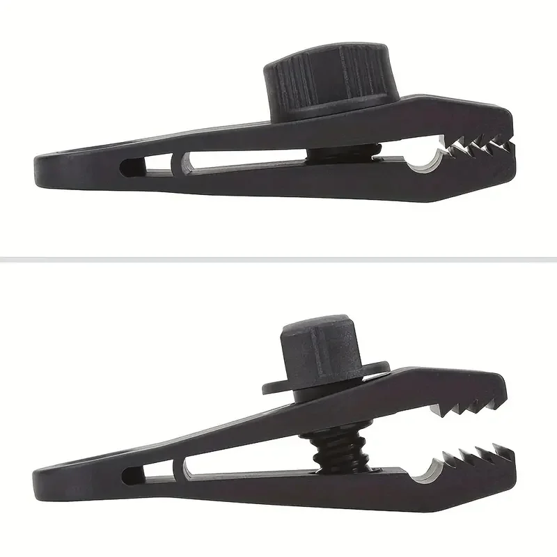 10er-Pack Zeltklammern und Karabiner-Set, winddichte, verstärkte – Bild 5