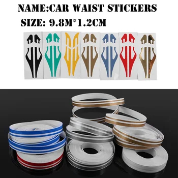 1 Rolle 12 mm Streifen Nadelstreifen Steamline Double Line Klebeband Karosserie Aufkleber Vinyl Aufkleber