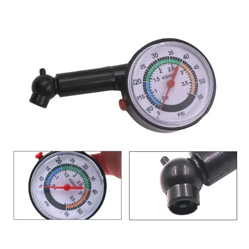 Mechanischer Reifendruckprüfer, Messbereich 0-50 PSI, keine Batterie erforderlich, zuverlässiges