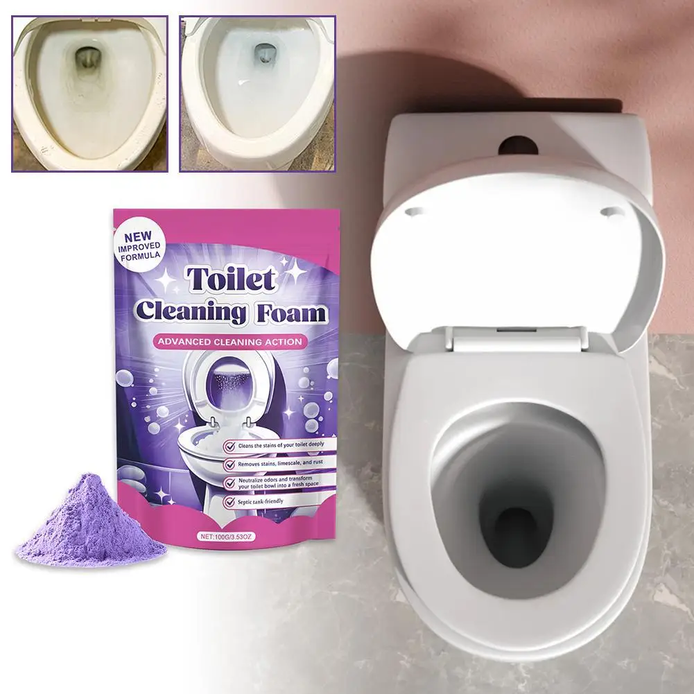 Toiletten-Reinigungsschaum WC-Reiniger Badezimmer-Deodorant – Bild 2