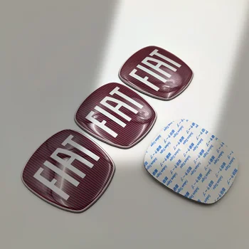 63 mm x 58 mm Logo Fiat Auto-Frontgrill, hintere Stoßstange, Hecktür, Kofferraum-Emblem, Styling-Zubehör