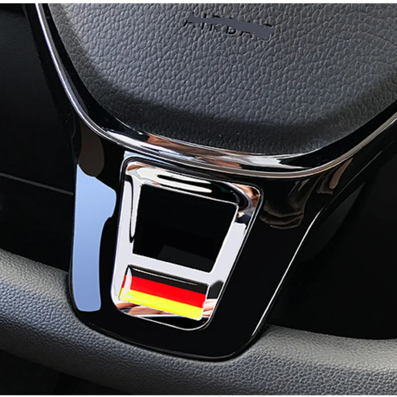 Auto Styling Lenkrad Abdeckungen Aufkleber Zubehör Für Volkswagen GOLF 7 GTi MK7 POLO 2014 2015 Passat B7 2015