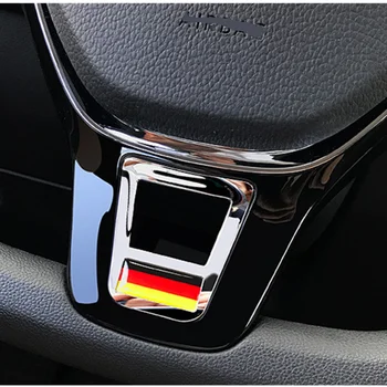 Auto Styling Lenkrad Abdeckungen Aufkleber Zubehör Für Volkswagen GOLF 7 GTi MK7 POLO 2014 2015 Passat B7 2015