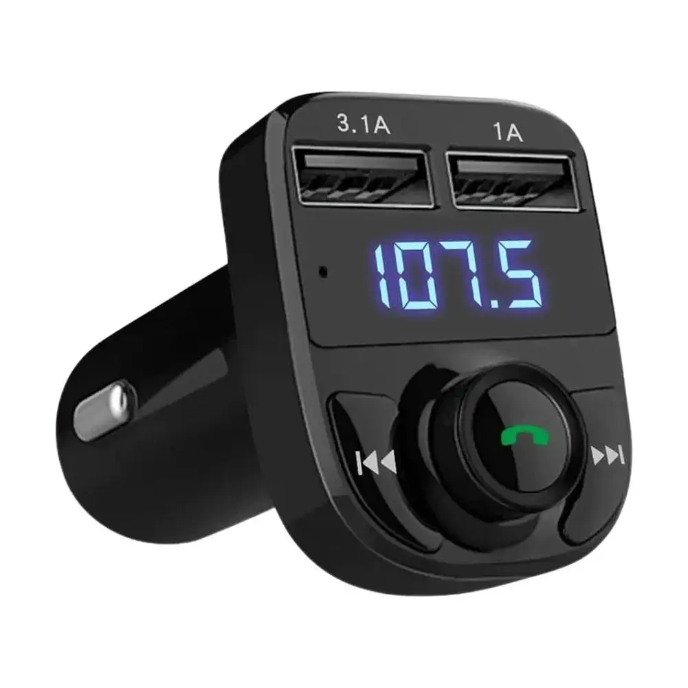Bluetooth 5.3 FM-Transmitter Freisprecheinrichtung Auto AUX Radio Modulator MP3-Player mit PD20W 12V-24V