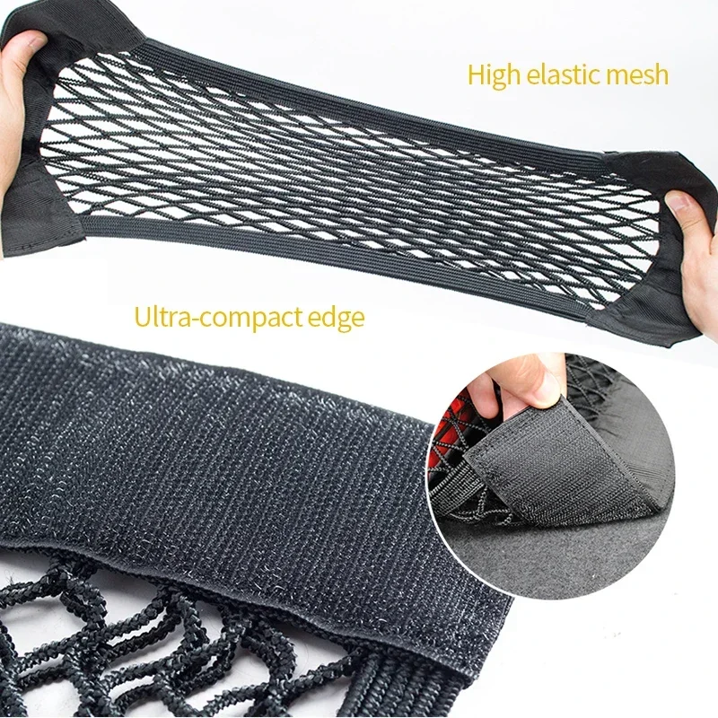 Auto Zurück Hinten Mesh Kofferraum Sitz Elastische String Net Magie – Bild 4