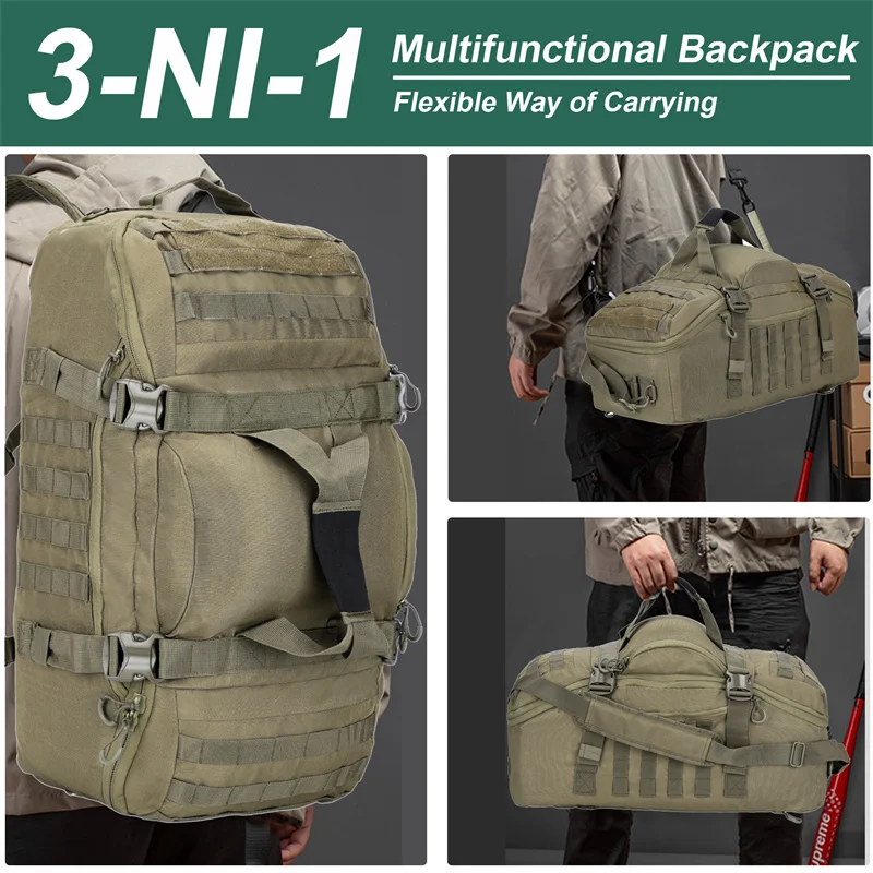 30L 45L 80L Große Reisetasche Taktische Rucksack Outdoor Camping – Bild 6