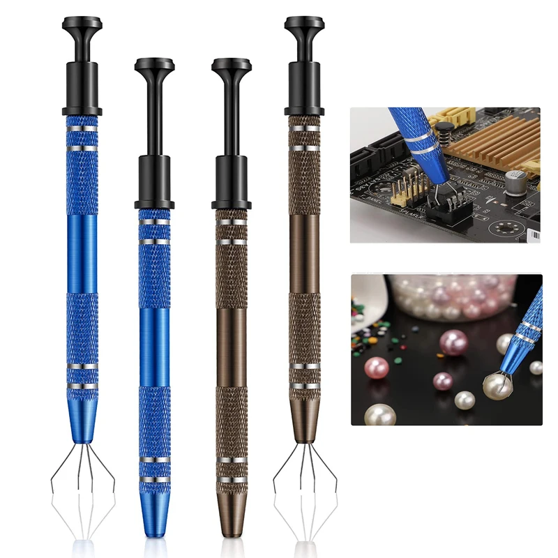 4-Klauen IC Chip Extractor Remover Tool Präzisionsteile Grabber Extractor Pick Up Puller für Reparaturwerkzeug