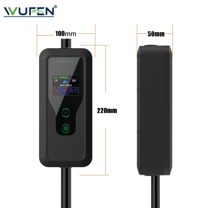 WUFEN Modell 2 110 V 1760 W EV-Ladegerät 1 Phase Typ 2 Elektroauto 5 m – Bild 5